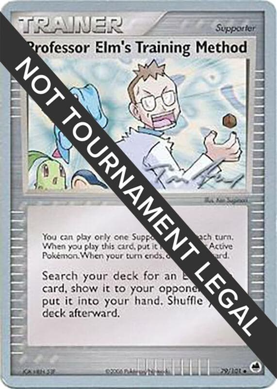 Professor Elm's Training Method