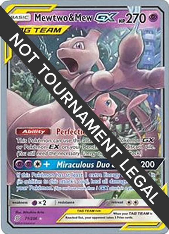 Mewtwo & Mew GX