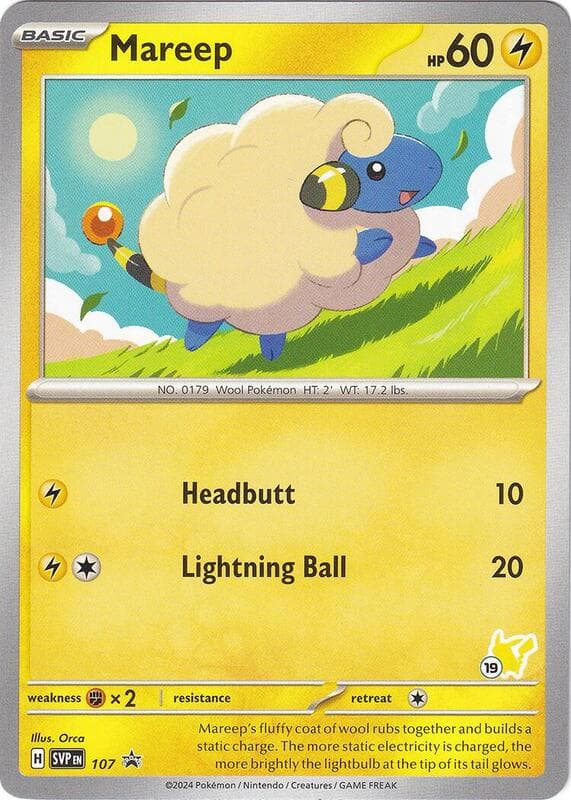 Mareep - Pikachu